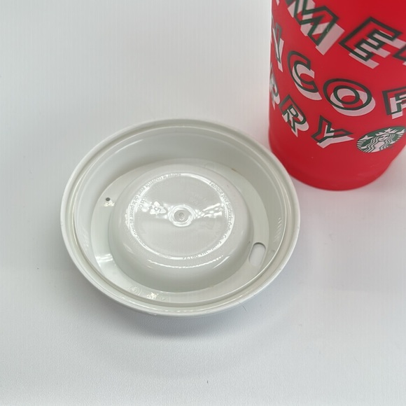 Set of 4 Starbucks , Pink, holiday Red, take it to go. Reusable 16oz Cup - Picture 3 of 9
